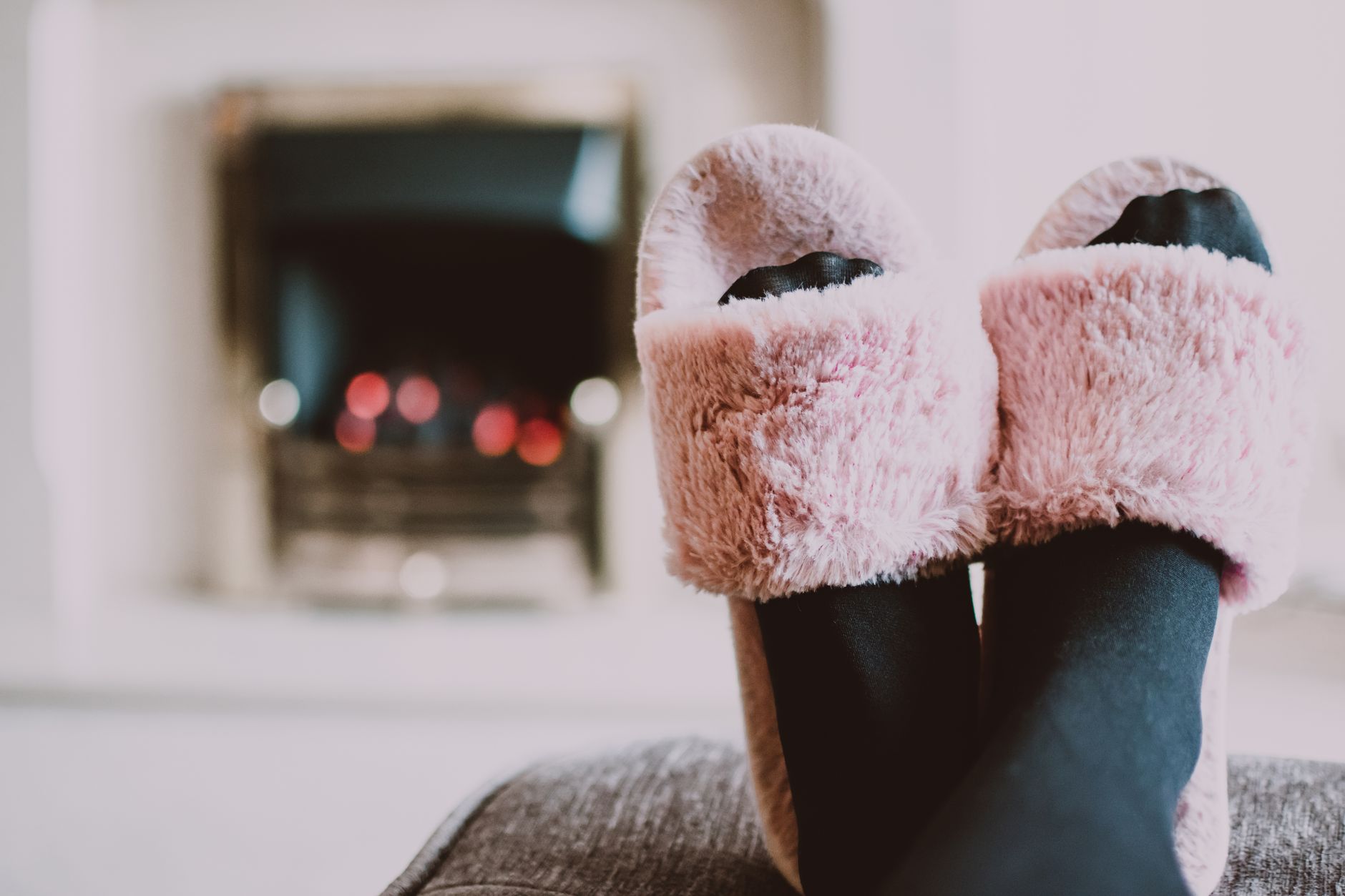 Chinese wear socks indoors – slippers and socks by a traditional home door.